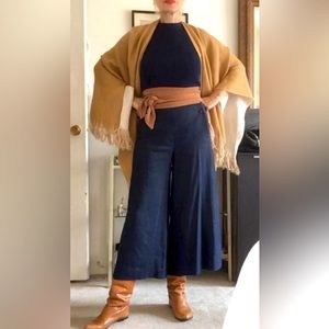 Tela zip culotte navy blue size MEDIUM